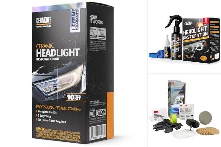 Detailed view of Best Car Headlight Restoration Kits