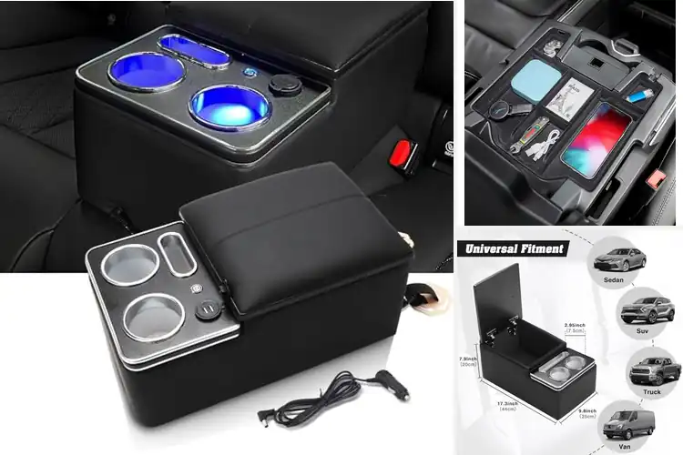 Detailed view of Best Center Console Organizer Upgrade