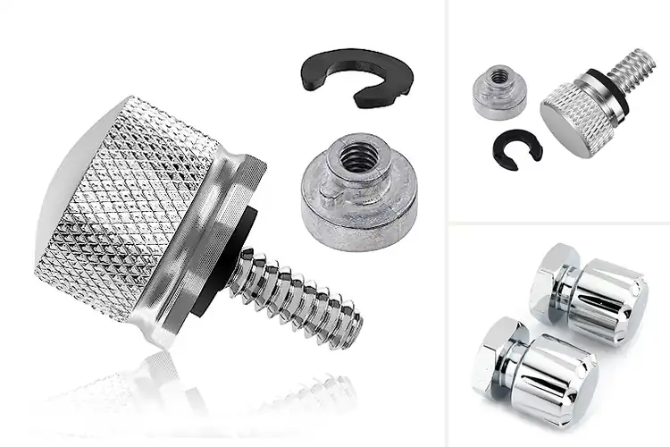 Detailed view of Best Chrome Seat Bolt Nuts