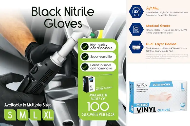 Detailed view of Best Disposable Gloves
