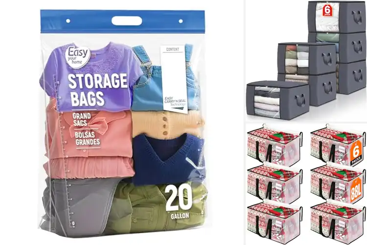 Detailed view of Best Easy Clean Storage Bags