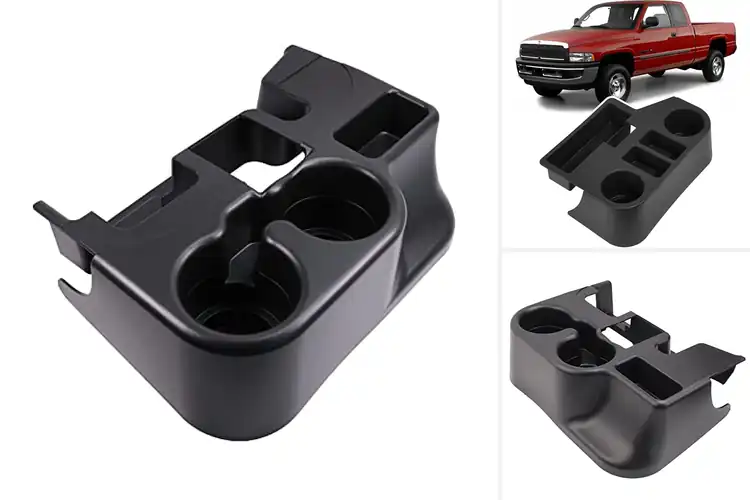 Detailed view of Best Easy Install Center Console Cup Holder Dodge Ram