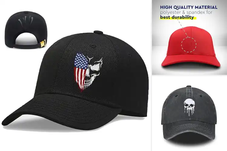 Detailed view of Best Fitted Baseball Skull Caps