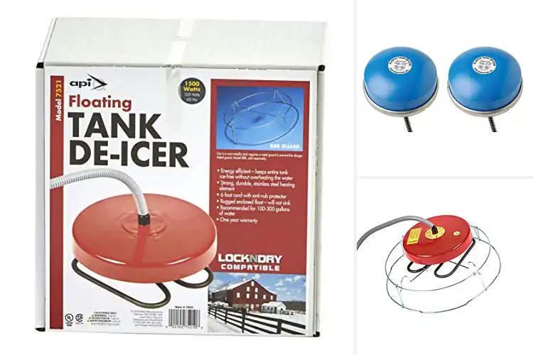 Detailed view of Best Floating Stock Tank Deicers