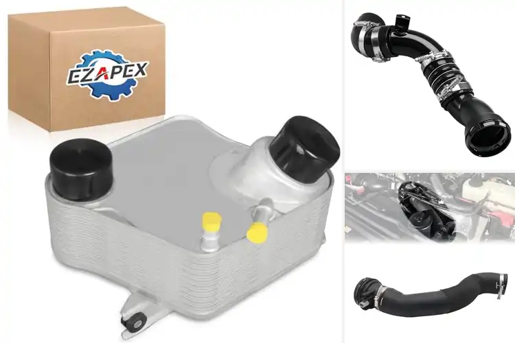 Detailed view of Best Ford F250 Intercoolers: Boost Power & Durability Now