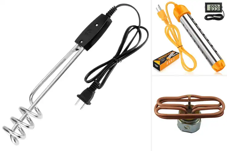 Detailed view of Best Fully Submerged Heating Element Design