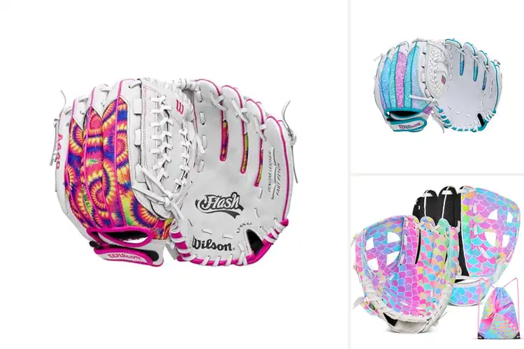 Detailed view of Best Girls’ Softball Gloves