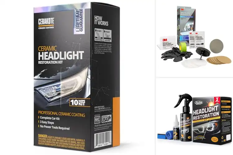 Detailed view of Best Headlight Restoration Kits