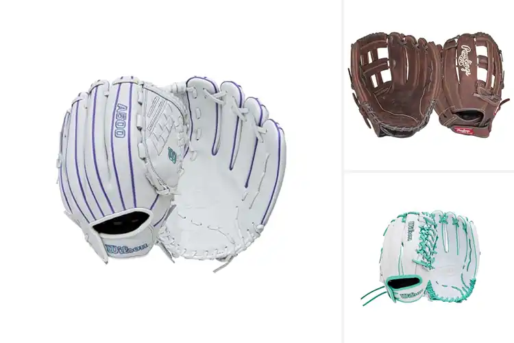 Detailed view of Best Outfield Softball Gloves
