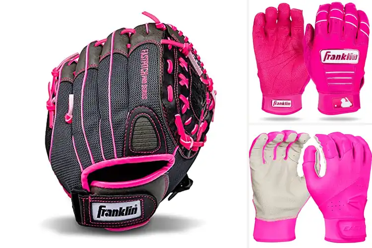 Detailed view of Best Pink Softball Gloves