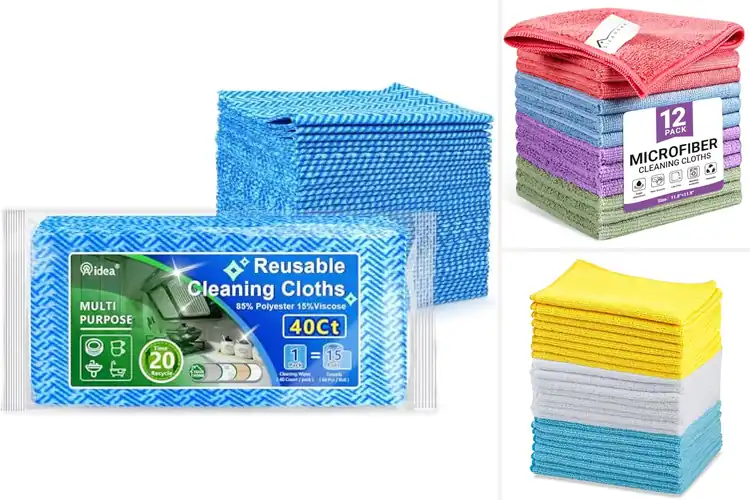 Detailed view of Best Reusable Cleaning Cloths