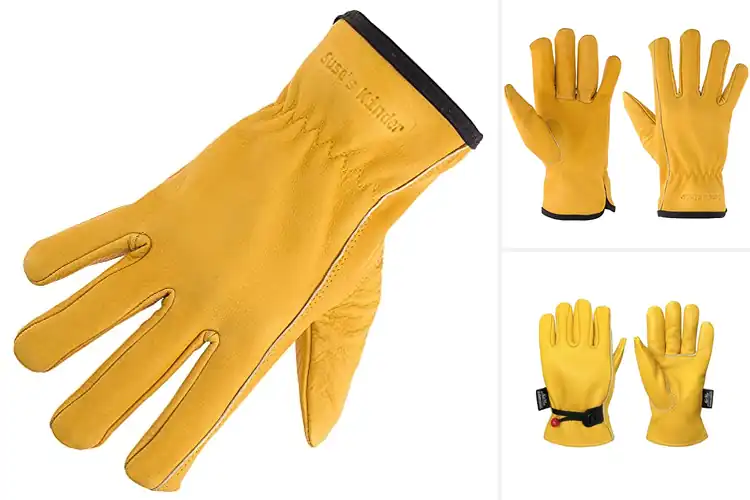 Detailed view of Best Top Grain Leather Youth Gloves